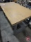 Wood top workbench on casters, 36