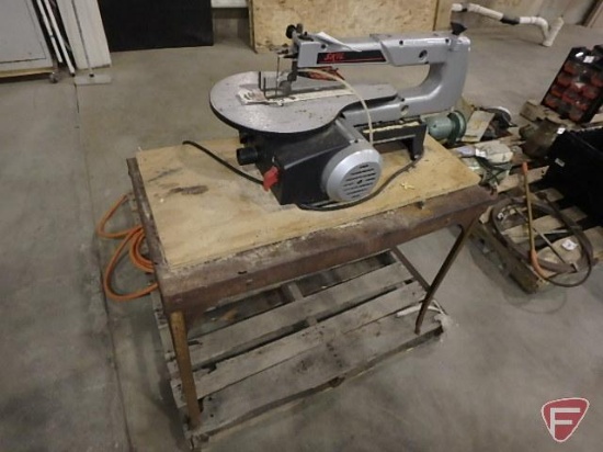 Silk 16" scroll saw 3330 on metal stand