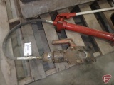 Blackhawk porto-power hand pump model 65420 and Husky cable cutter