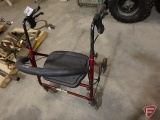 Nova wheeled walker with brakes and seat