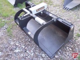 New Tomahawk One Cylinder 66 inch Grapple Bucket, Fits Universal Skid Steer, DMH-3012