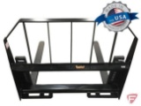 New Tomahawk Fork Frame with 48 inch Forks, Fits Universal Skid Steer, DMH-3026