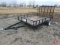 SINGLE AXLE TRAILER WITH FLIP UP GATE 84
