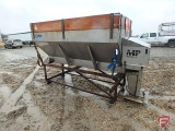 Hi-Way Stainless Steel salt spreader with Gas Motor and Stand