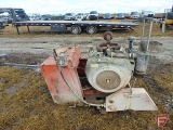 CLIPPER S14D WALKING CONCRETE SAW WITH WISCONSIN GAS ENG RUNS