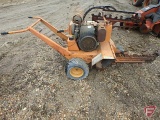 Case IH TE100 walk-behind trencher, 121 hrs showing actual unknown