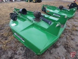 NEW CIMARRON 5' 3 PT HEAVY DUTY ROUND BACK ROTARY BRUSH MOWER WITH SLIP CLUTCH AND REAR CHAIN GUARD