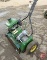 John Deere walk behind verticut greens mower