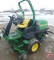 2013 John Deere 8000E 5-gang fairway mower, 1,707 hrs showing, 11 blades reels, Yanmar diesel