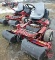 Toro 3100 Greensmaster 2WD gas reel mower, 3 gang, grass collection baskets, 4,393 hrs showing
