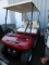 Club Car 4-seat gas golf car with top, maroon metallic, SN: ag9135-258166