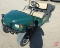 2008 EZ-GO MPT 1200 gas utility vehicle with poly box and brush grill guard, green, SN: 2615706