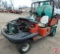 Jacobsen gas 2WD utility vehicle, ROPS, 3,104 hrs showing with skid mount 150 gal. sprayer