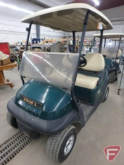 2014 Club Car Precedent electric golf car, green, with roof, windshield