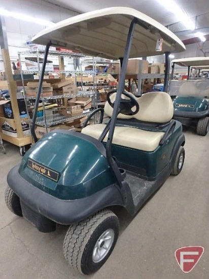 2014 Club Car Precedent electric golf car, green, with roof