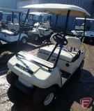 Club Car gas golf car, with top, beige, SN: ag0238-201100