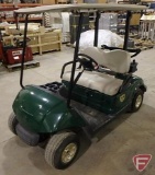 2012 Yamaha electric golf car, green, with top, SN: jw9-203612