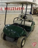 2012 Yamaha electric golf car, green, with top, SN: jw9-203637