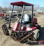 2000 Toro Reelmaster 5200D diesel 4WD 5-gang fairway mower, 4,840 hrs showing, ROPS, canopy