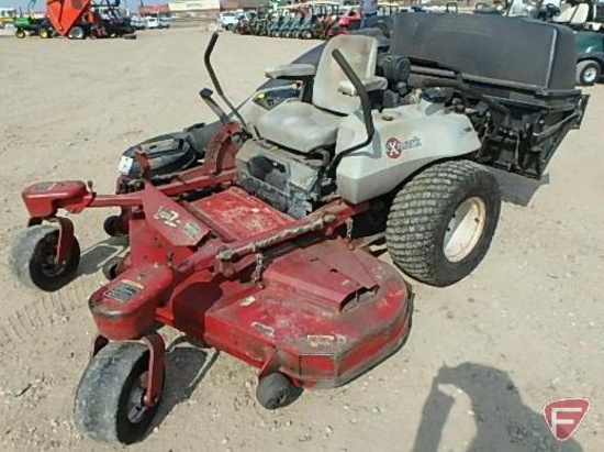 2006 Exmark LX531BV665 gas 2WD 66" zero turn mower, 3,025 hrs with 2006 Exmark bagger vacuum
