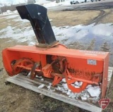 Kubota snow blower front-mount PTO driven attachment