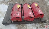 Toro rollers (set of 3), SN: 04495-210000359