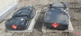 (2) 22 gallon plastic gas tanks