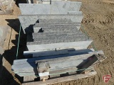 Pallet of Limestone treads landscaping paving stone