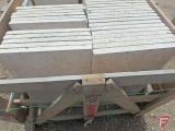 Pallet of Travertine pattern landscaping paving stone