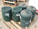 (5) Igloo 10 gallon water-coolers