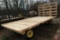 John Deere 953 6 ton running gear with new wood hay rack