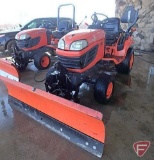 2008 Kubota BXT1870V diesel small compact tractor, sn 10256 with attachments, 531 hours showing