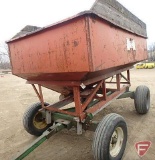 Huskey model 165 gravity box on Huskey running gear with implement tires