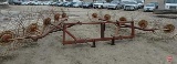 Vicon 10-wheel 3 pt. wheel rake, SN: 5900000668