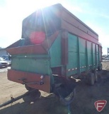 Forage King forage box model A18-6 on Minnesota 12 ton tandem gear, 12L x 15 tires