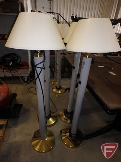 (4) floor lamps