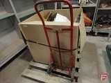 Unclaimed freight: 2 wheel cart, hand sprayers, light bulbs, nails, grinding wheels, shovel,