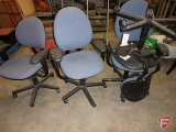 (4) office chairs on rollers