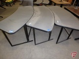 (3) curved tables, 25