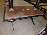 (2) tables with step activated rollers, 60