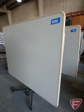 (2) side folding rectangular tables, approx. 60