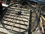 Steel wagon wheel, 53-1/2