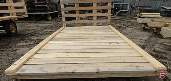 NEW 16 ft.wood hay rack (rack only)