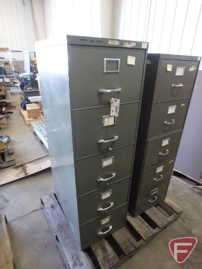 5 drawer filing cabinets (2)