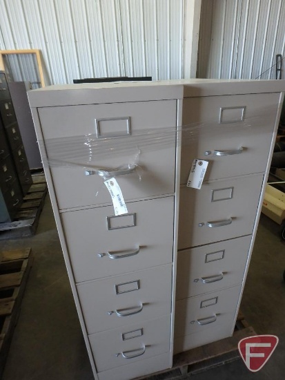 4 drawer filing cabinets (2)