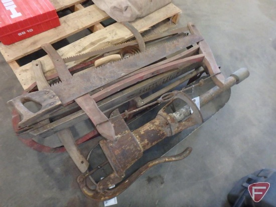 Bow Saw Metal Runner Sled Triumph Hand Planter Crop