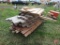 Assorted rough cut lumber, various lengths and sizes