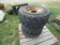 3 12x16.5 Skidsteer Tires and Wheels Foam Filled