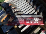 14- Finish Back Pro Back Saws