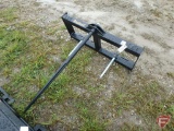 New Tomahawk HD Hay Spear Frame with single tine, Fits Universal Skid Steer, DMH-3024